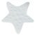 Spirella protiskluzové přísavky ve tvaru hvězdice bílá / PVC / 5 ks
