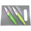 SOVIO SVN02PST Sada 2 nožů (9cm) + prkénko tulipán