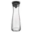 WMF Basic karafa na vodu 1l černá / uzávěr / integrované sítko / 1l / 29 x 10 cm