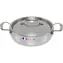 De Buyer Affinity Nizký hrnec s pokličkou 24 cm / 3 l / nerezová ocel