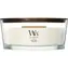 WoodWick White Teak Elipsa 453.6g - svíčka loď / doba hoření: až 40 h