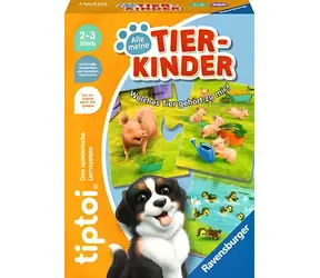 RAVENSBURGER Puzzle tiptoi Zvířata a jejich mláďata