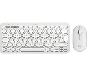 Logitech Pebble 2 Combo bílá