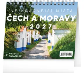 NOTIQUE Kalendář Nejkrásnější místa Čech a Moravy 2027