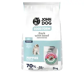 John Dog Good Form Junior vepřové s hovězím 3 kg
