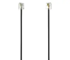 Hama Modulární kabel 6P4C-6P4C černá
