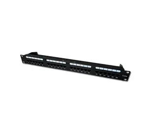DATACOM Patch panel 24x Dual 1U černý