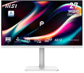 27" MSI PRO MAX 271QPHW E14 bílá