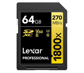 Lexar Professional 1800x SDXC 64GB