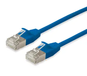 Equip Cat6a S/FTP SlimFlex modrá