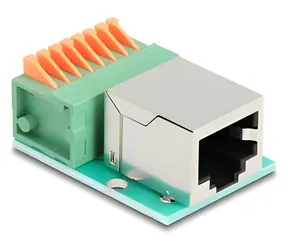 Delock RJ45 (F) - Terminal Block 8pin (F)