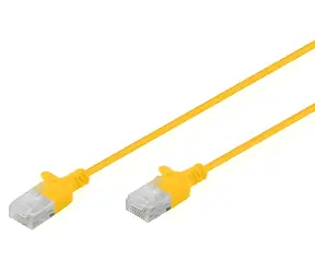 Digitus CAT 6 U-UTP Slim 5m žlutá