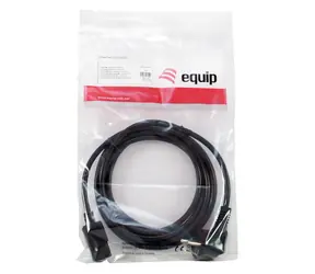 Equip CEE 7/7 90° - C13 černý
