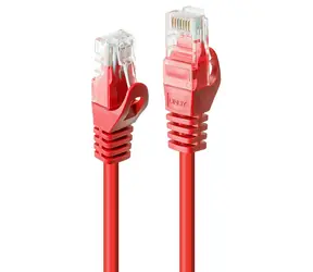 Lindy Cat6 U/UTP 1m červená