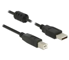 Delock USB A (M) - USB B (M) černá