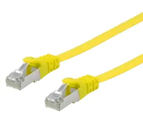 Equip Cat6a Flat 0,5 m žlutá