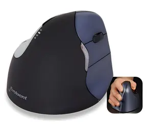 Evoluent VerticalMouse 4 Right Hand černá/modrá