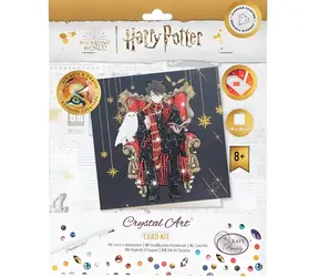 CRYSTAL ART Pohlednice Harry Potter a Hedvika