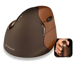 Evoluent VerticalMouse 4 Small černá, hnědá