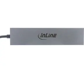 InLine USB-C hub šedá