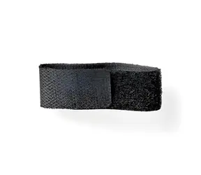 Nedis Suchý zip na kabely černý, 6 ks