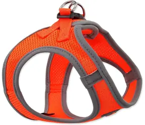 Dog Fantasy Postroj Puppy XS oranžová 32-36cm