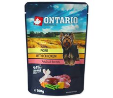 Ontario Kapsička vepřové s kuřecím ve vývaru 100g