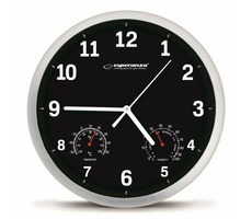 Esperanza EHC016K Lyon nástěnné hodiny černá