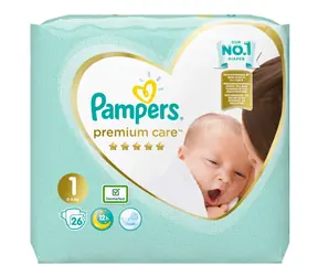 Pampers Premium Care Pack S1 Newborn (26ks)