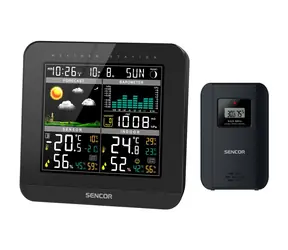SENCOR SWS 5800 Meteostanice černá