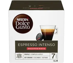 NESCAFÉ Dolce Gusto Espresso Intenso Decaffeinato 16x