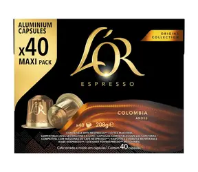 L'OR Espresso Columbis Nespresso 40 ks
