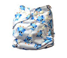 GaGa's Látková plena AIO Sova bílá