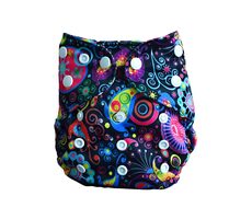 GaGa's Novorozenecké svrchní kalhotky Páv na patentky