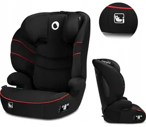 LIONELO Autosedačka Lars i-Size 100-150 cm Black Red