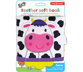 GALT Dětská knížka s kousátkem - na farmě