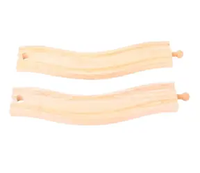 Bigjigs Rail Obloukové koleje 22cm 2ks
