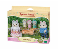 Sylvanian Families Rodina Husky s trojčaty