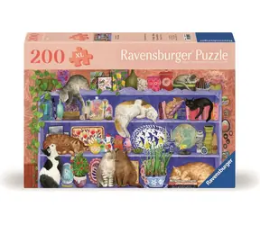 Ravensburger Puzzle: Kočky v regálu
