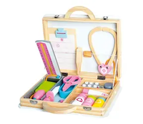 Bino Lékařský set v dřevěném kufříku