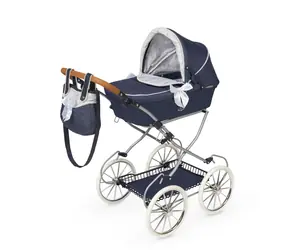 DeCuevas 80044 Skládací kočárek pro panenky s taškou Vintage 2025 - 81 cm