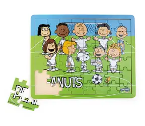 small foot Dřevěné puzzle Snoopy a fotbal