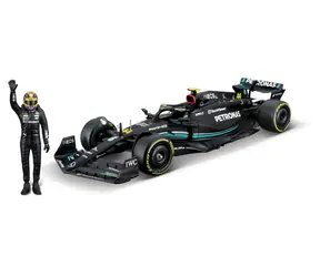 Bburago RACE Formule F1 s figurkou jezdce - Mercedes-AMG W14 E Performance (2023) #44 Hamilton