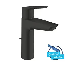 Grohe QuickFix Start - Umyvadlová baterie s výpustí matná černá