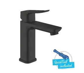 Grohe Dice - Umyvadlová baterie s výpustí Push-Open studený start matná černá