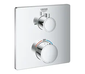 Grohe Grohtherm - Termostatická vanová baterie pro 2 spotřebiče chrom