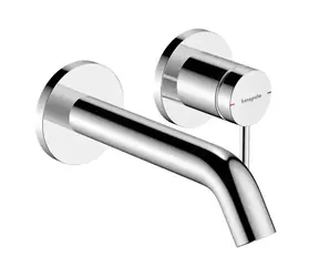 Hansgrohe Tecturis S - Umyvadlová baterie pod omítku | s výpustí | 2-otvorová instalace | EcoSmart | chrom