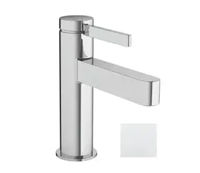 Hansgrohe - Umyvadlová baterie s výpustí Push-Open, EcoSmart, CoolStart, matná bílá