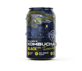 Prager's Kombucha 330 ml black