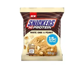 Snickers HiProtein Cookie 60 g white choc peanut
